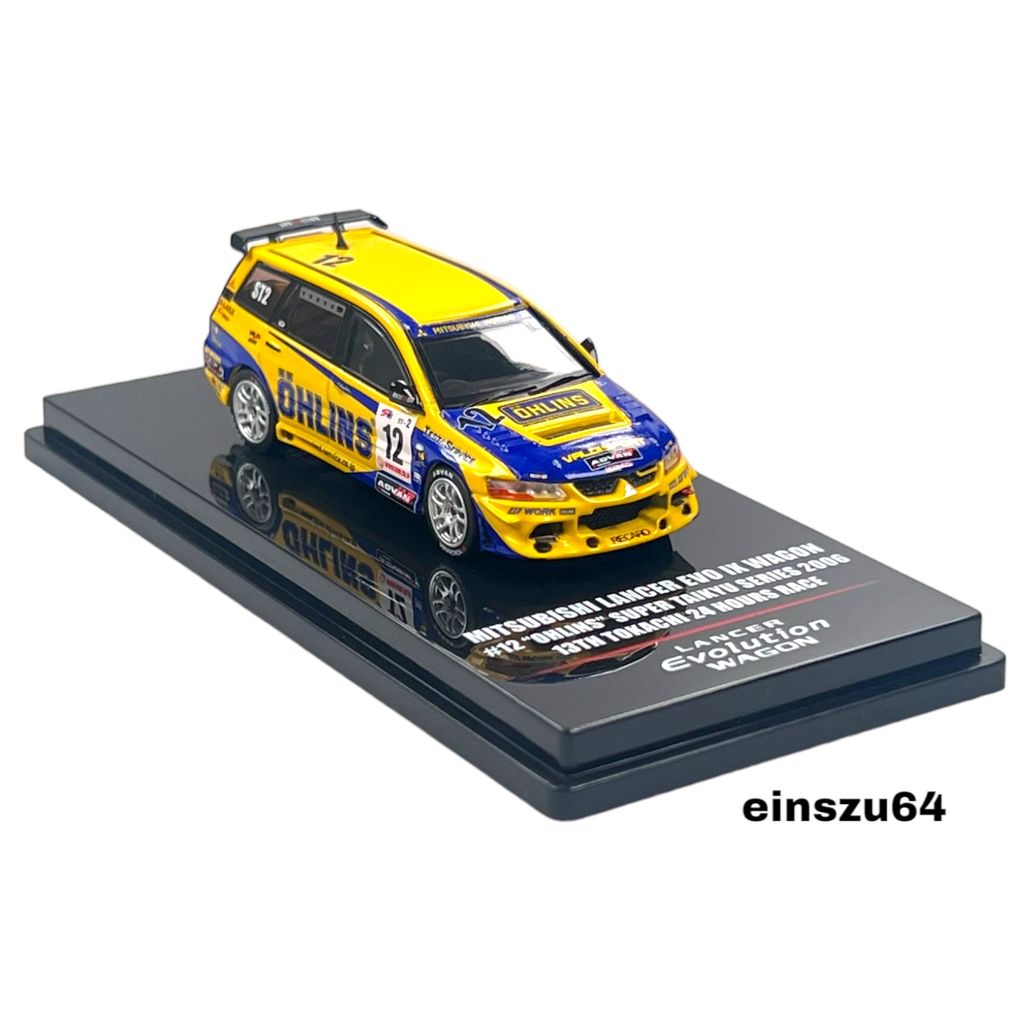 INNO64 - 2006 Mitsubishi Lancer Evolution IX Wagen #12 - IN64-EVO9-WOHL - 1:64