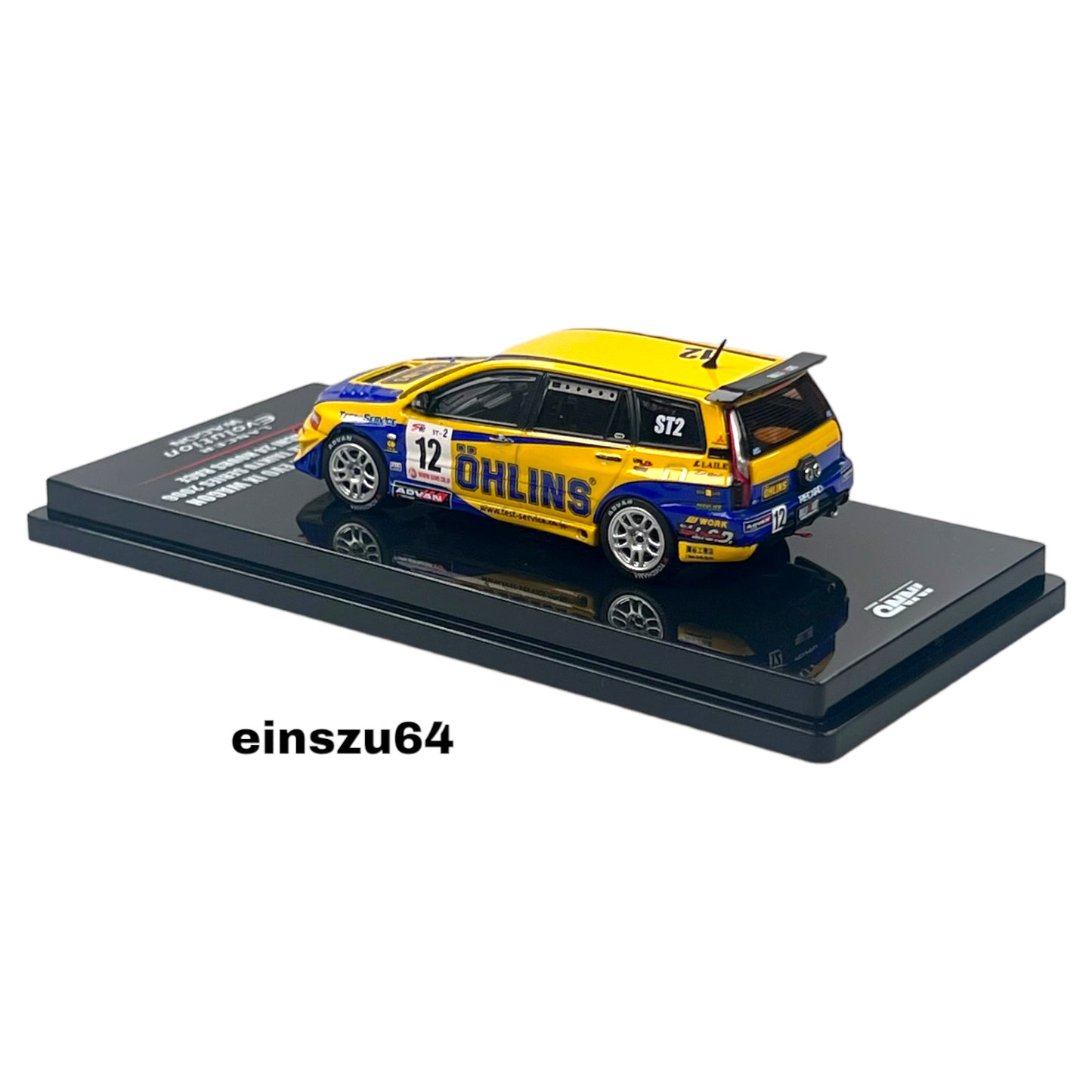 INNO64 - 2006 Mitsubishi Lancer Evolution IX Wagen #12 - IN64-EVO9-WOHL - 1:64