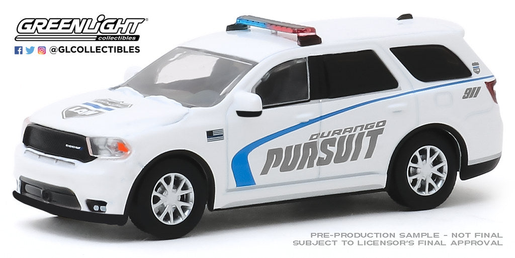Greenlight - 2019 Dodge Durango Pursuit Police - 30119  - Hobby Exclusive - 1:64