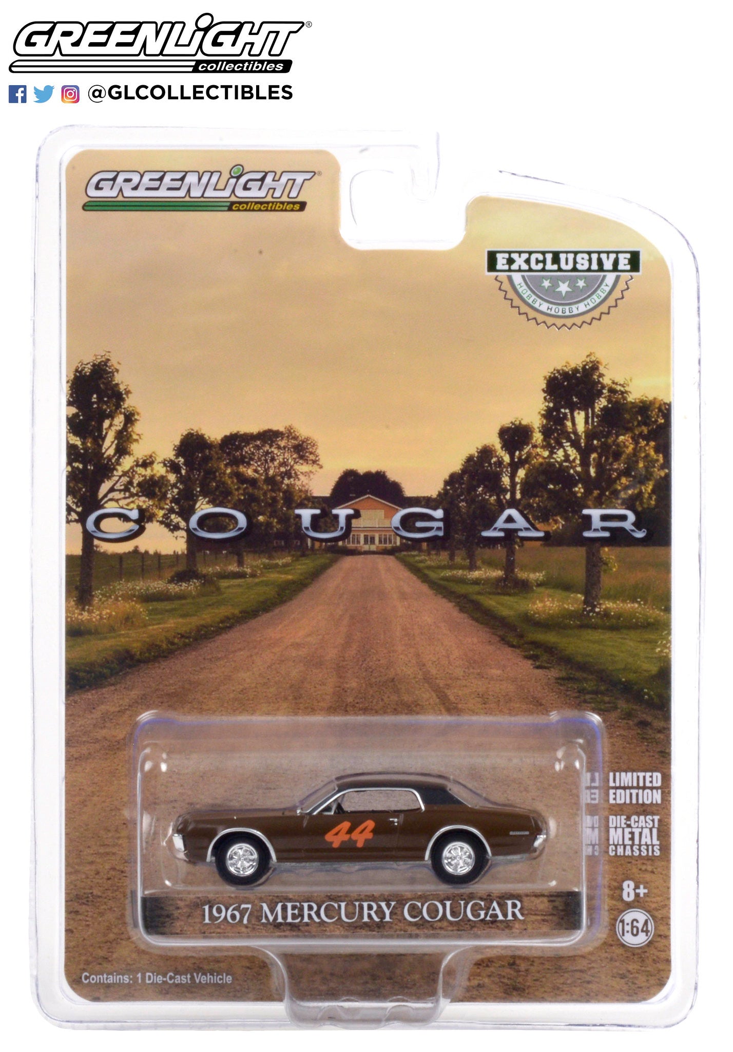 Greenlight - 1967 Mercury Cougar - 30183  - Hobby Exclusive - 1:64