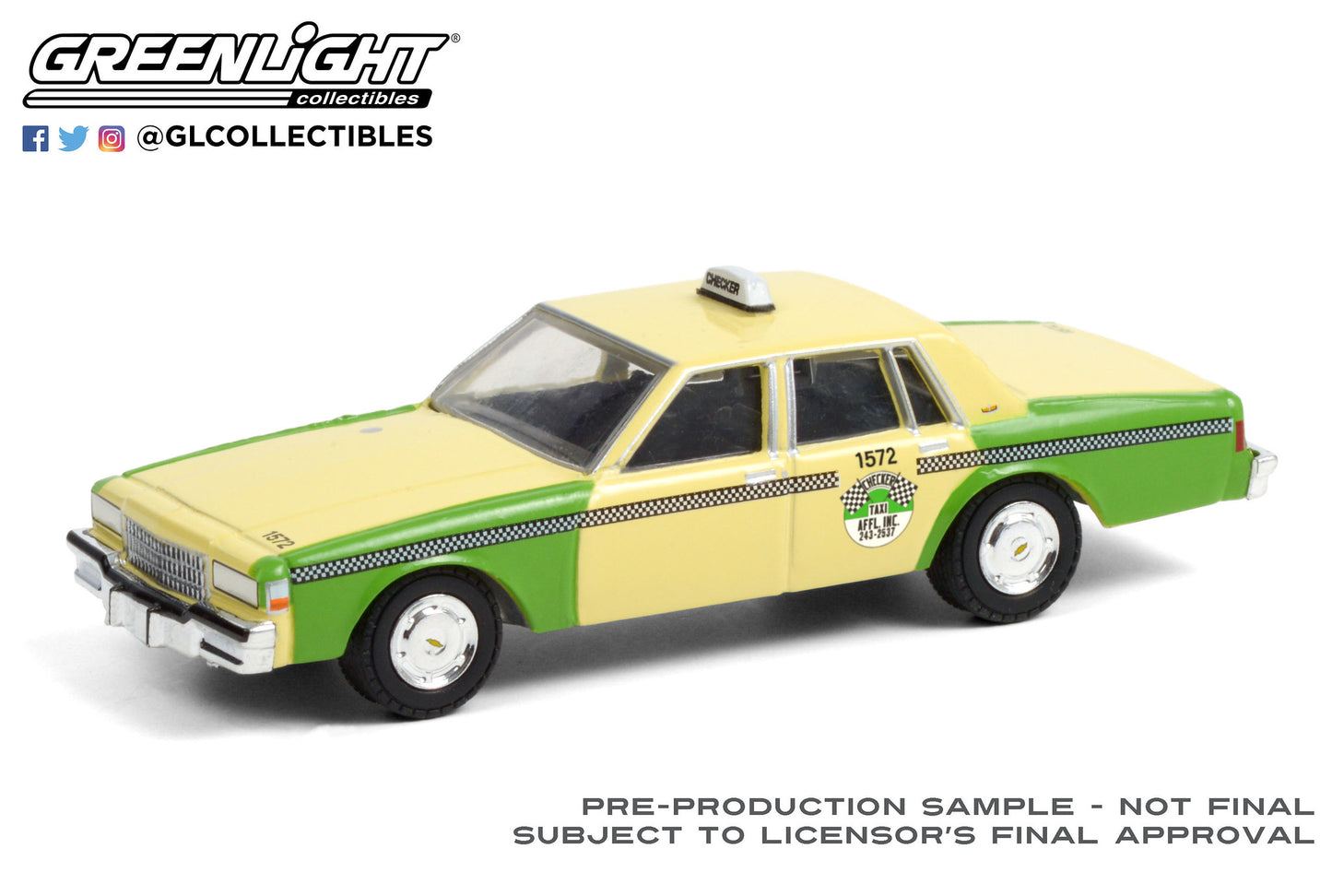 Greenlight - 1987 Chevrolet Caprice Taxi - 30233  - Hobby Exclusive - 1:64