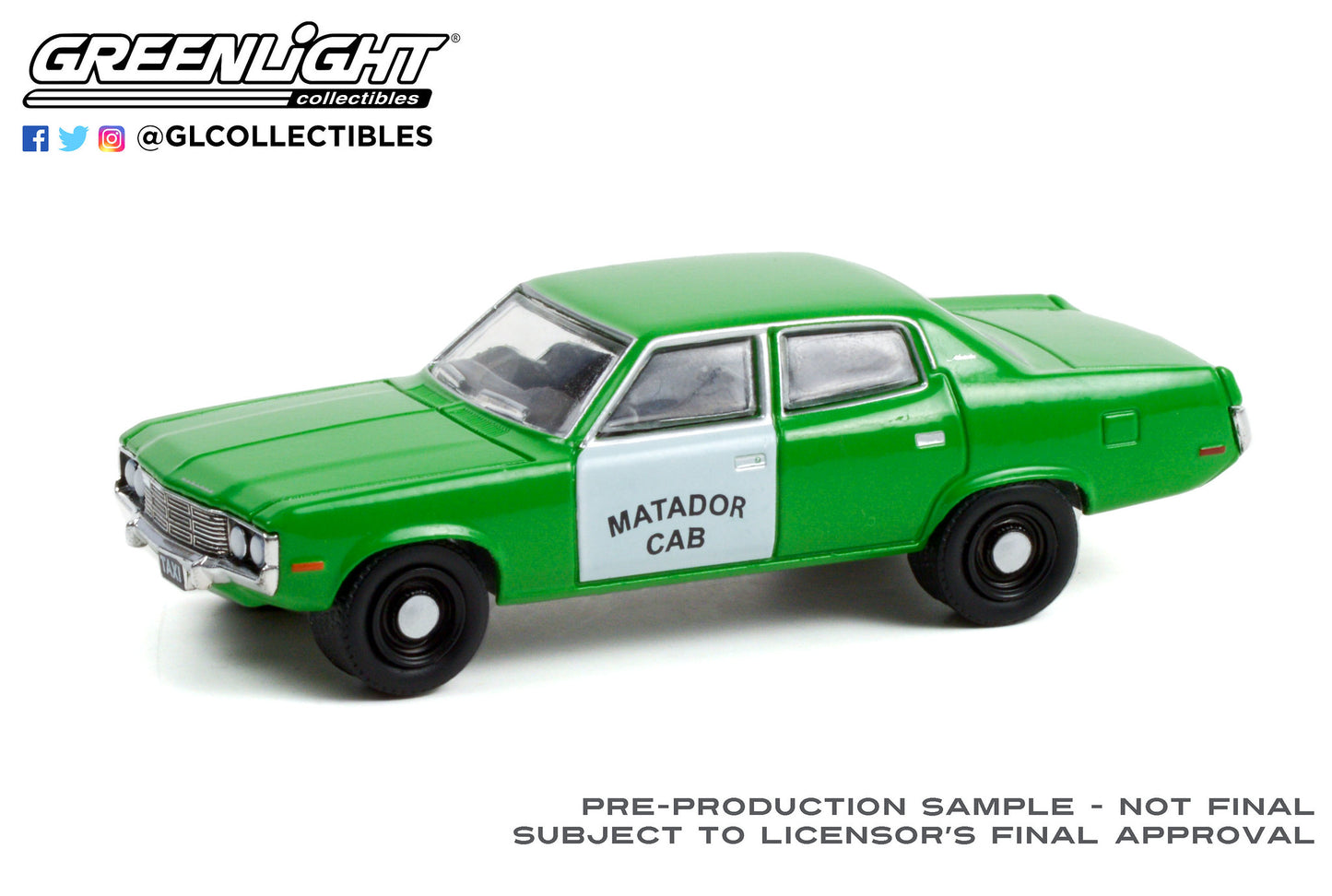 Greenlight - 1973 AMC Matador Taxi  - Hobby Exclusive - 30246 - 1:64