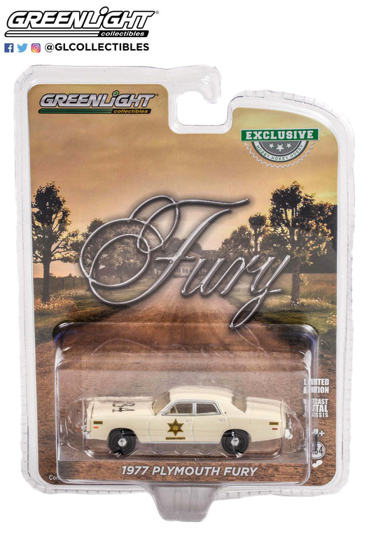 Greenlight - 1977 Plymouth Fury  Sheriff *Hazzard County* - 30316  - Hobby Exclusive