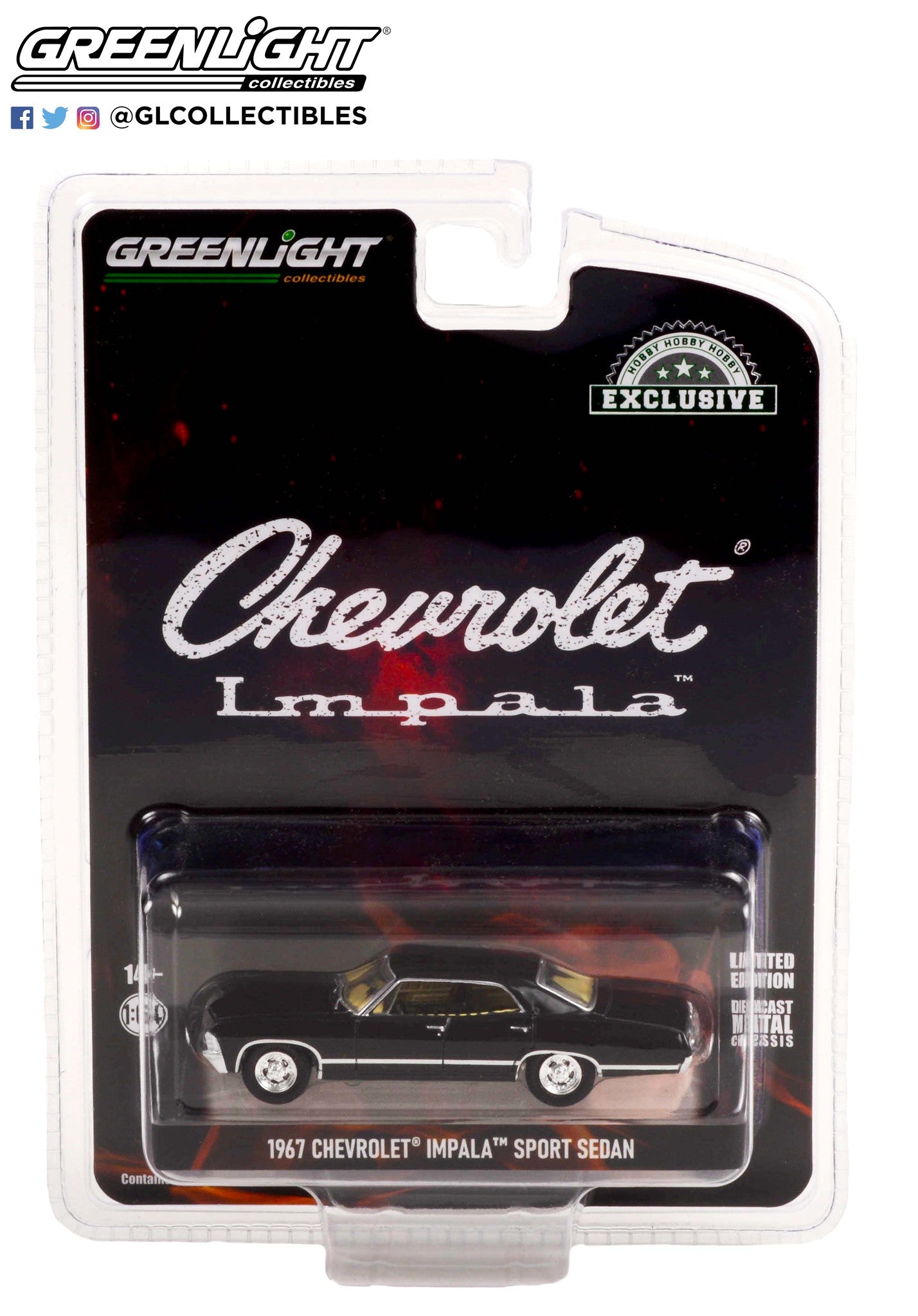 Greenlight - 1967 Chevrolet Impala Sport Sedan - Hobby Exclusive - 30333 - 1:64