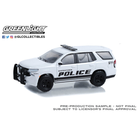Greenlight - 2021 Chevrolet Tahoe Whitestone Police - 30360 - Hobby Exclusive