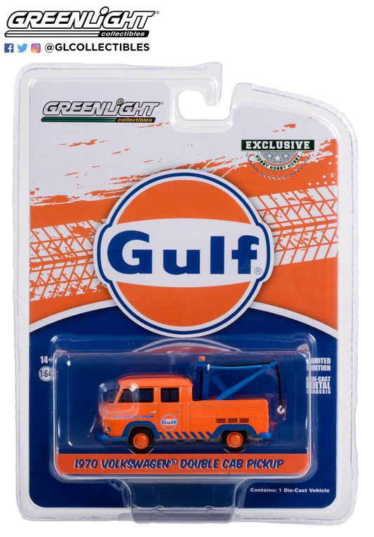 Greenlight - 1970 Volkswagen Double Cab Pickup *Gulf Oil * - Hobby Exclusive - 30412