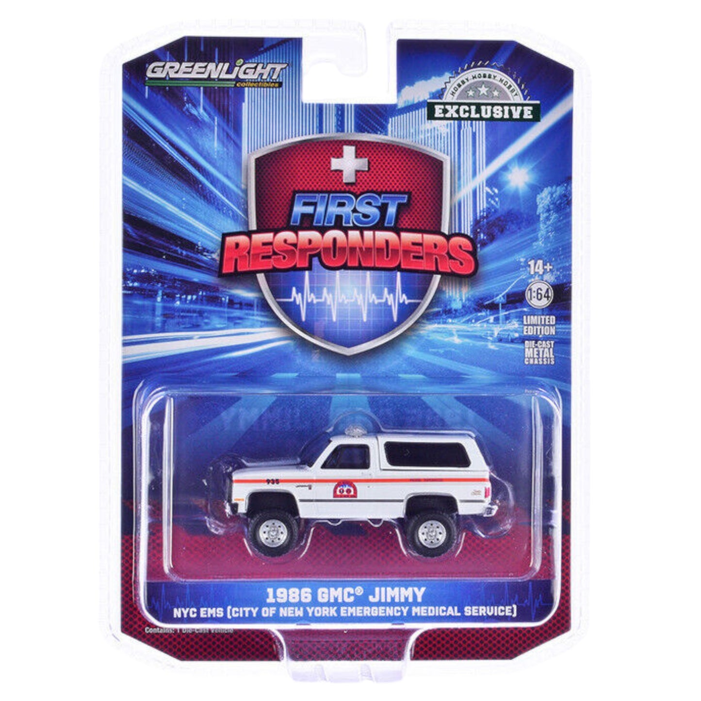 Greenlight - 1986 GMC Jimmy NYC EMS Patrol Supervisor - 30445 - Hobby Exclusive