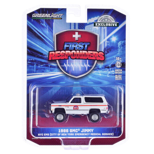 Greenlight - 1986 GMC Jimmy NYC EMS Patrol Supervisor - 30445 - Hobby Exclusive