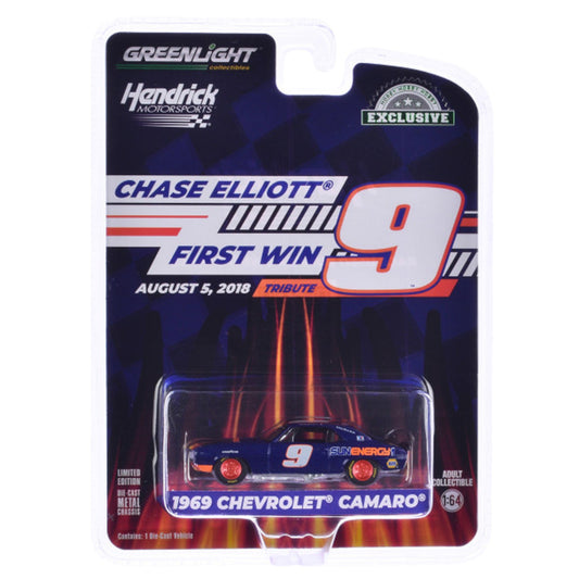 Greenlight - 1969 Chevrolet Camaro Chase Elliott/Hendrick - 30494 - Hobby Exclusive