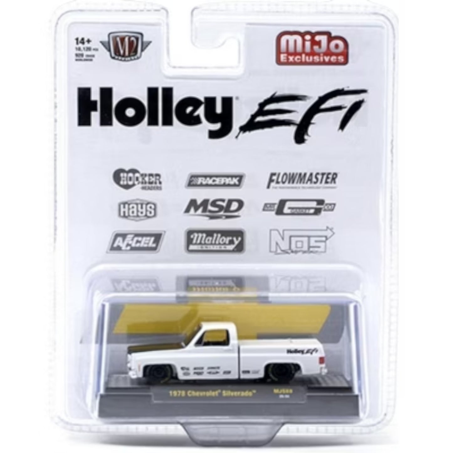 M2 Machines - 1978 Chevrolet Silverado *Holley EFI*, white - 31500-MJS88