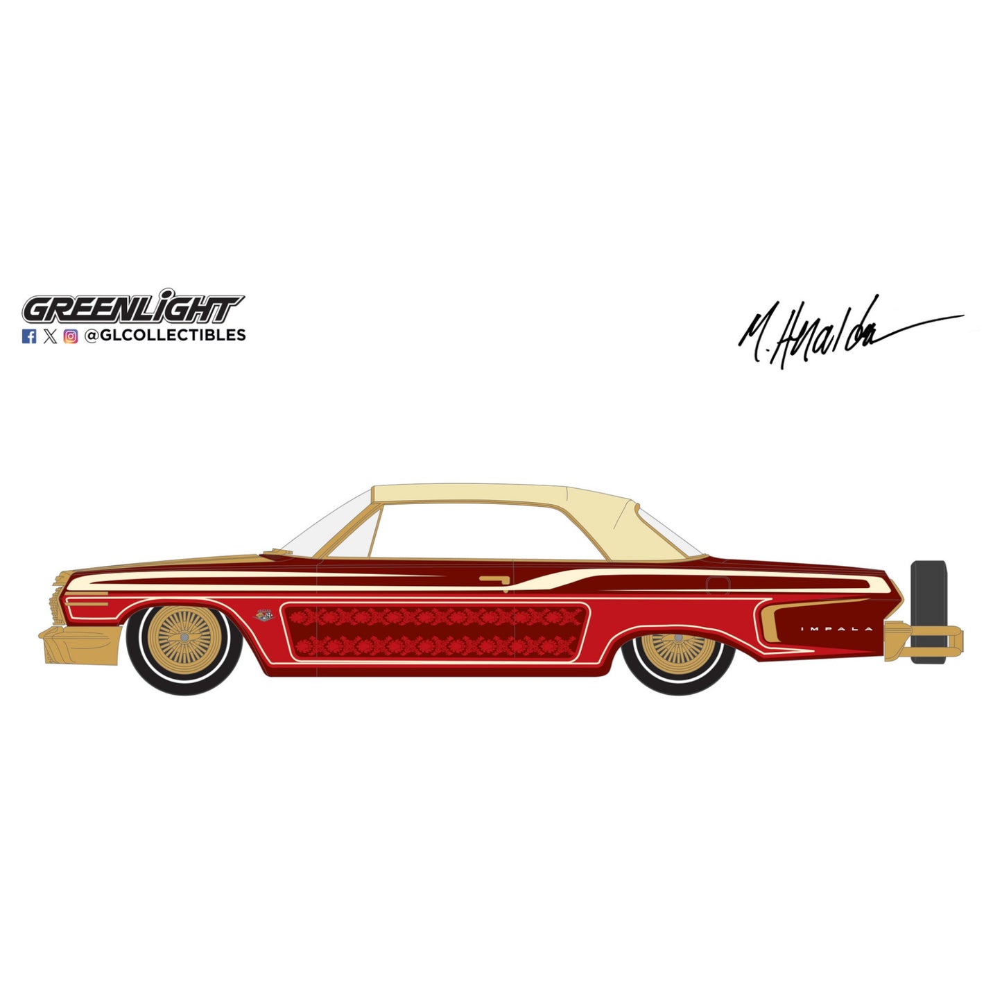 Greenlight - Pre-Order - Chevrolet Impala Lowrider – Michael Heralda Special Edition - 2020001