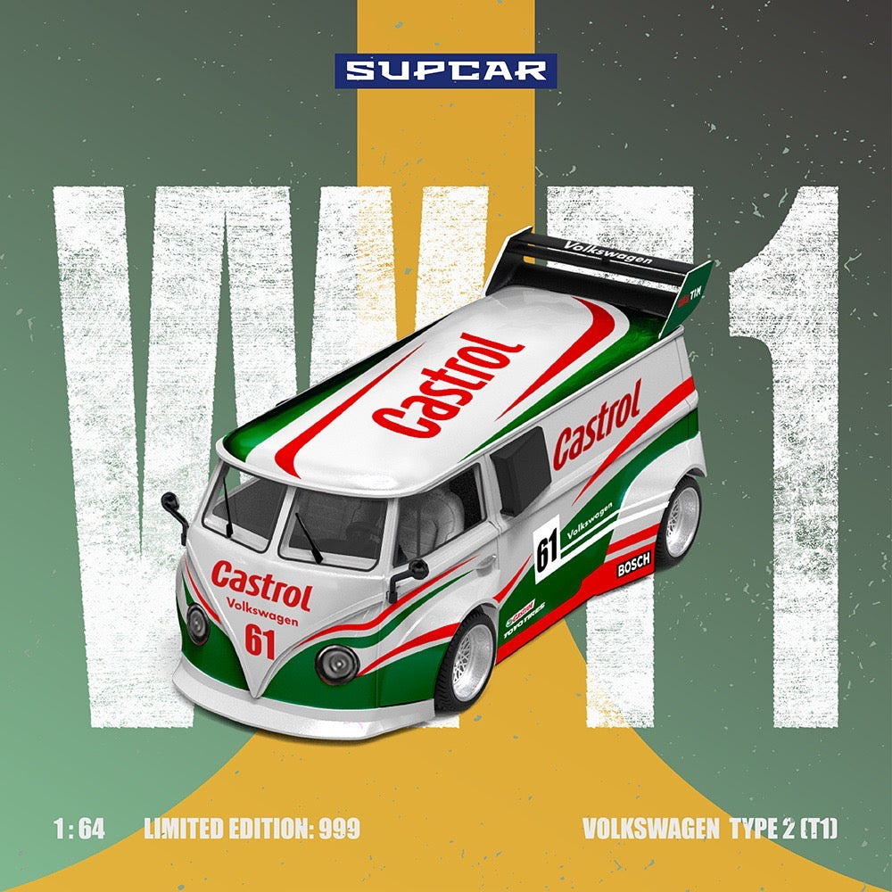 SupCar - Pre-Order - Volkswagen T1 - Castrol - SC642951