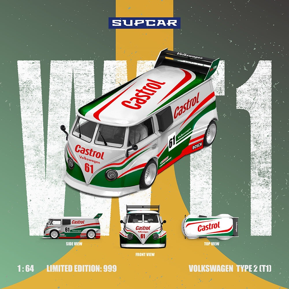 SupCar - Pre-Order - Volkswagen T1 - Castrol - SC642951