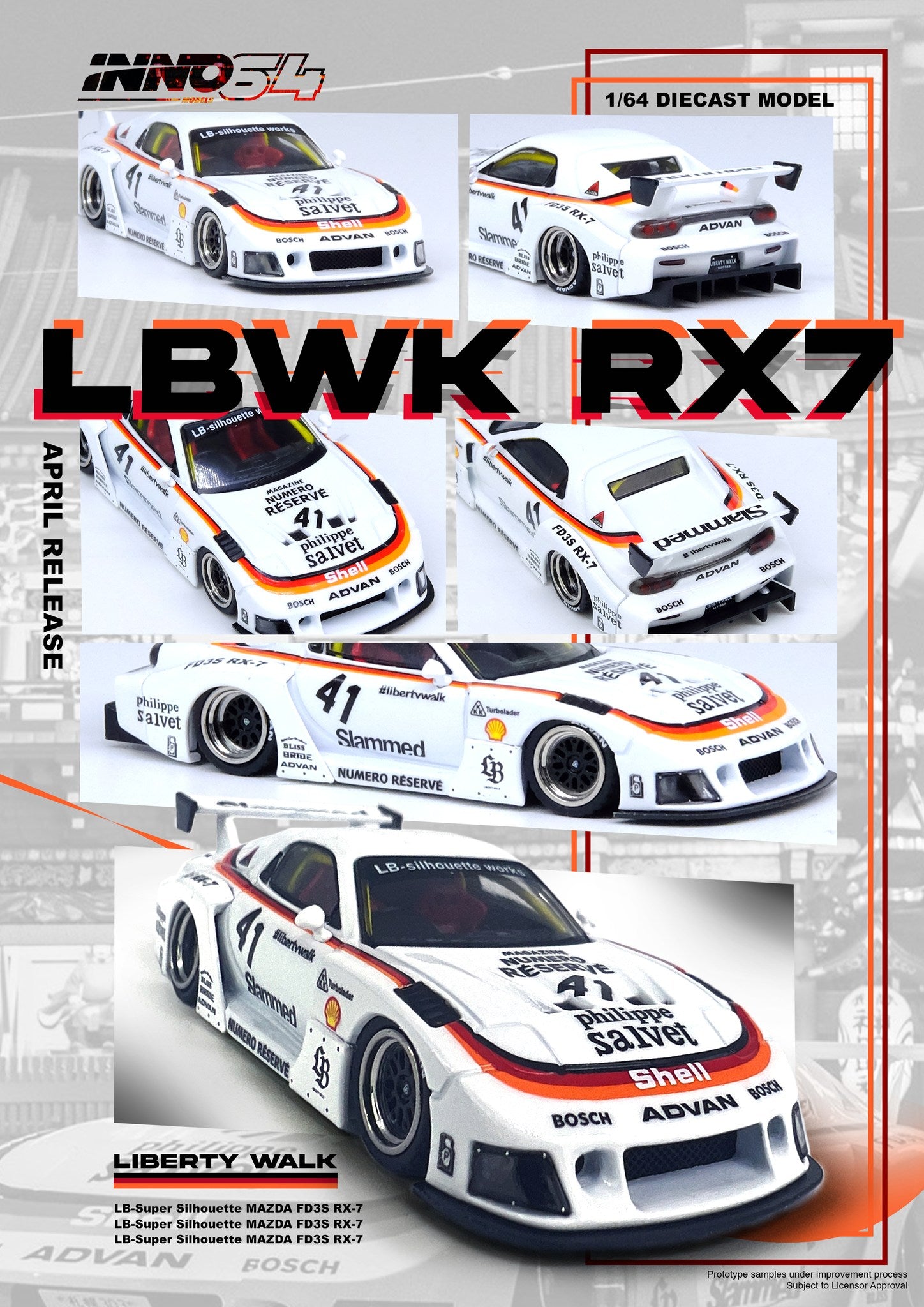 専用] INNO64 LBWK RX-7 FD3S MDX限定