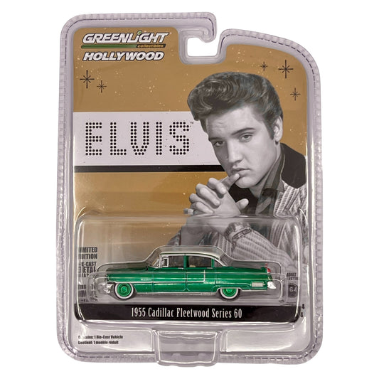 Greenlight - 1955 Cadillac Fleetwood Serie 60 - Elvis Presley - 44740-C - Green Machine