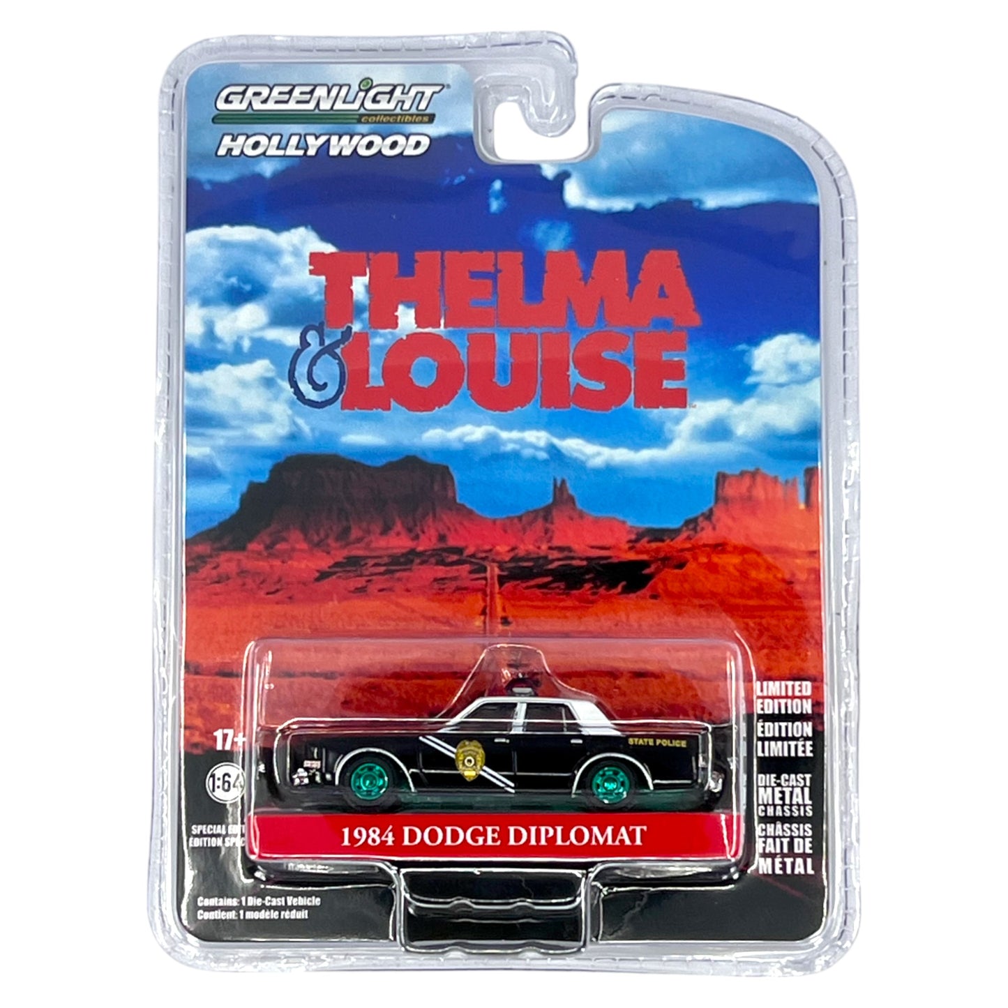 Greenlight - 1984 Dodge Diplomat Police - Thelma & Louise - 44945-E - Green Machine