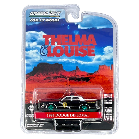 Greenlight - 1984 Dodge Diplomat Police - Thelma & Louise - 44945-E - Green Machine