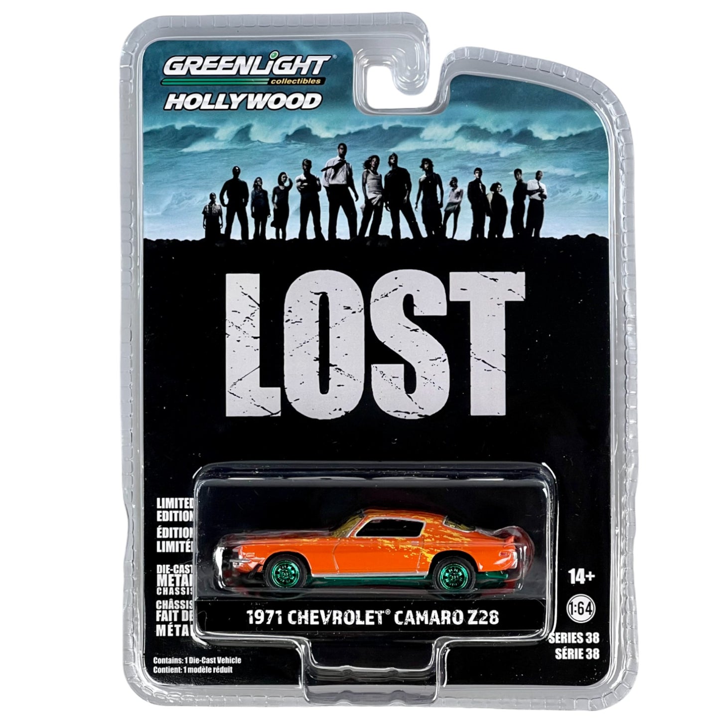 Greenlight - 1971 Chevrolet Camaro Z28 - Lost TV-Series - 44980-C - Green Machine