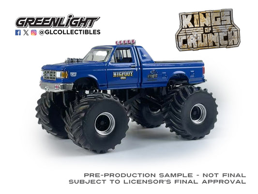 Greenlight - 1990 Ford F-350- Bigfoot #4 *Kings of Crunch - 49160-D