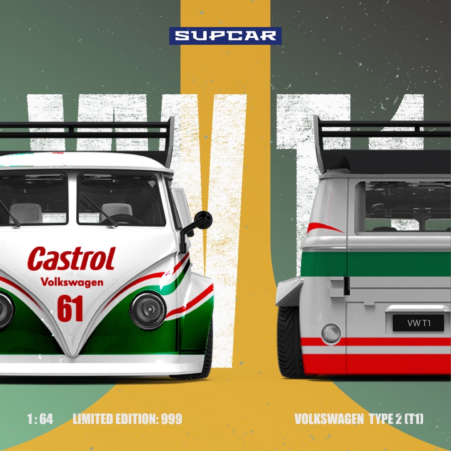 SupCar - Pre-Order - Volkswagen T1 - Castrol - SC642951