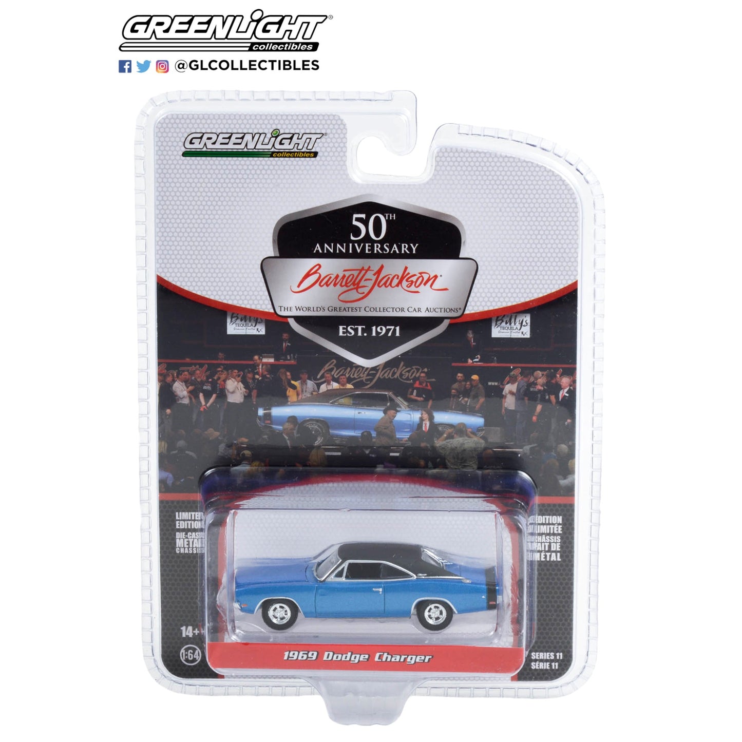 Greenlight - 1969 Dodge Charger - 37270-B - Barret Jackson