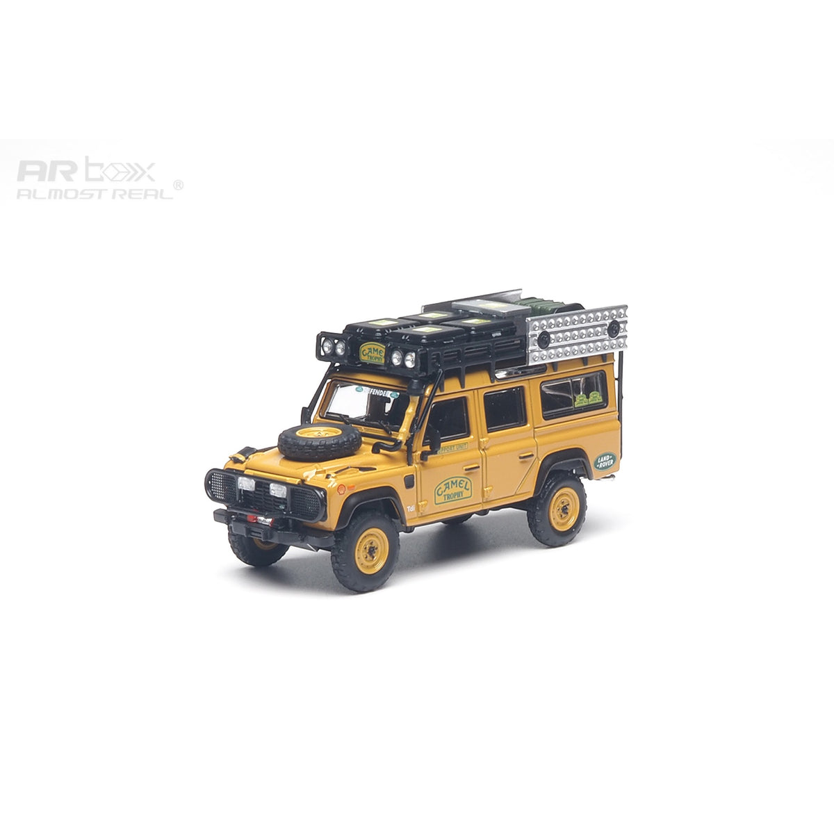 ARBox Almost Real - Pre-Order - Land Rover DEFENDER 110 "Camel Trophy" Support Unit Sabah-Malaysia - 1993 - 610323001