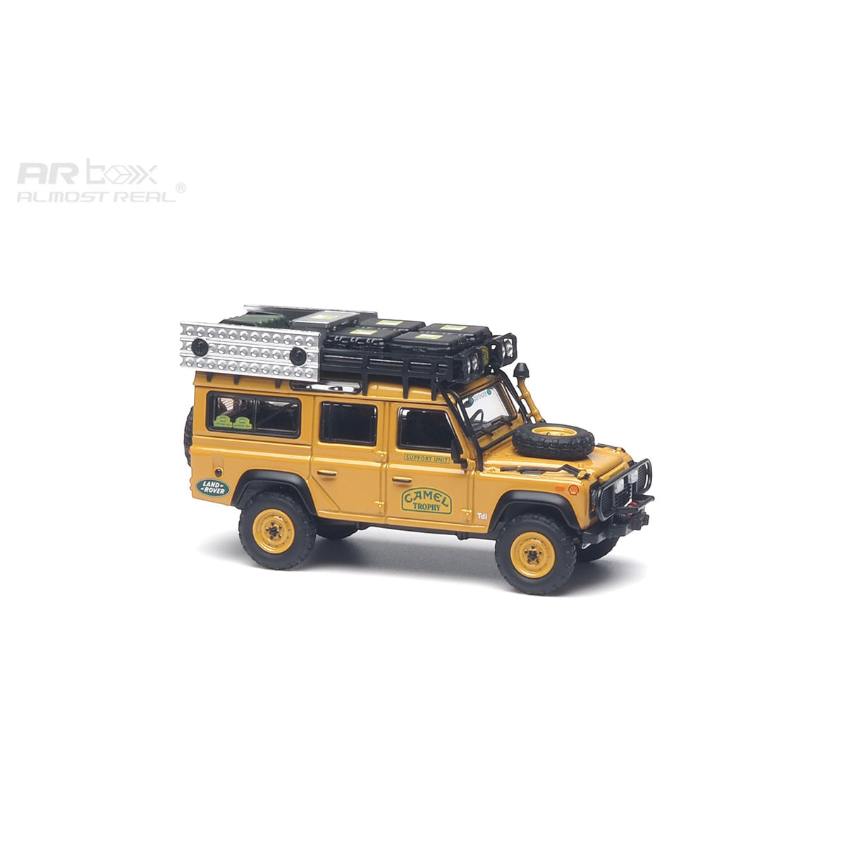 ARBox Almost Real - Pre-Order - Land Rover DEFENDER 110 "Camel Trophy" Support Unit Sabah-Malaysia - 1993 - 610323001