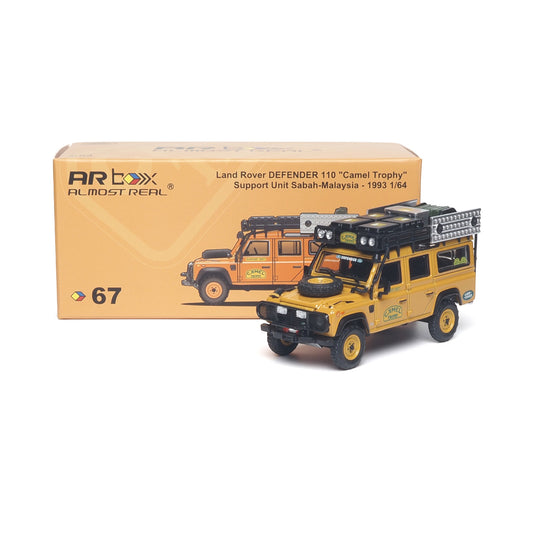 ARBox Almost Real - Pre-Order - Land Rover DEFENDER 110 "Camel Trophy" Support Unit Sabah-Malaysia - 1993 - 610323001