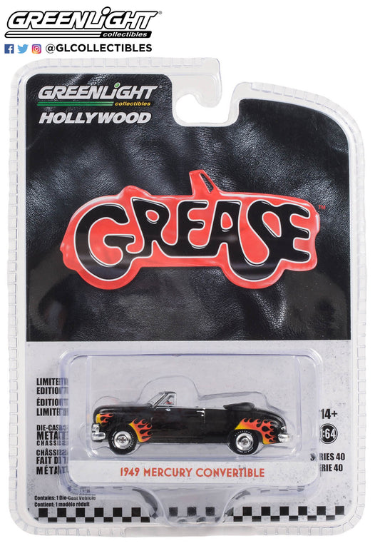 Greenlight - 1949 Mercury Convertible - Grease - 62010-B - Hollywood 40