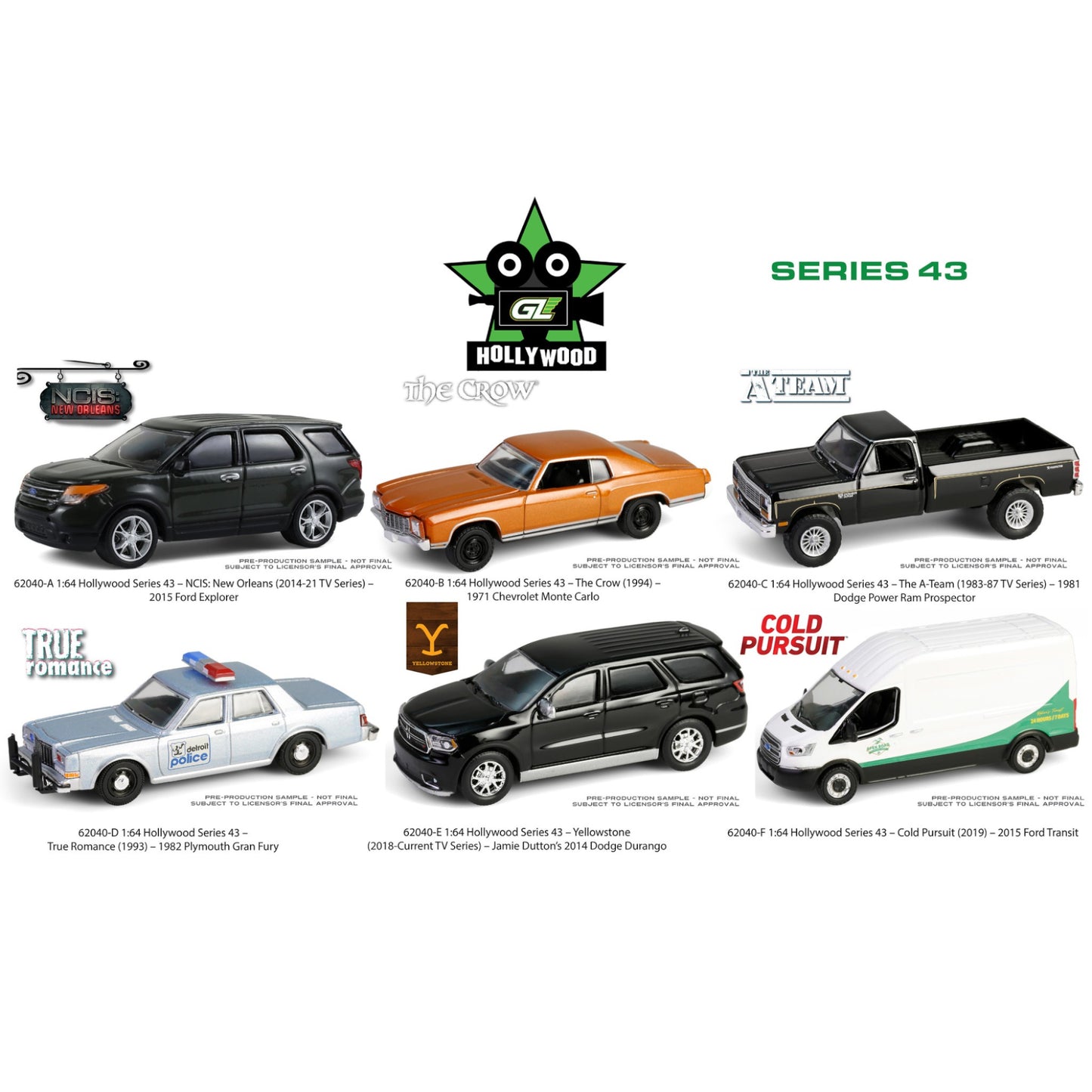 Greenlight - Pre-Order - Ford Bronco Hawaii Five-O (1968-1980 TV Series) - 62040-A - Hollywood 43