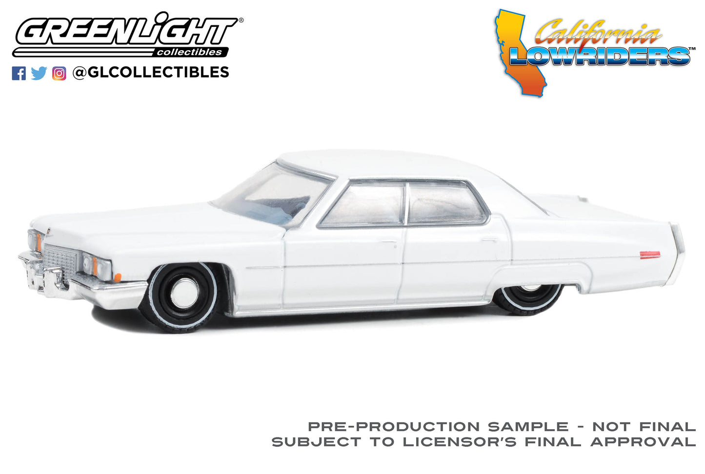Greenlight - 1972 Cadillac Sedan deVille - California Lowriders 3 - 63040-D