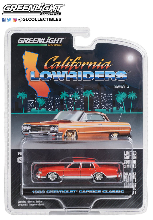 Greenlight - 1989 Chevrolet Caprice Classic - California Lowriders 3 - 63040-F
