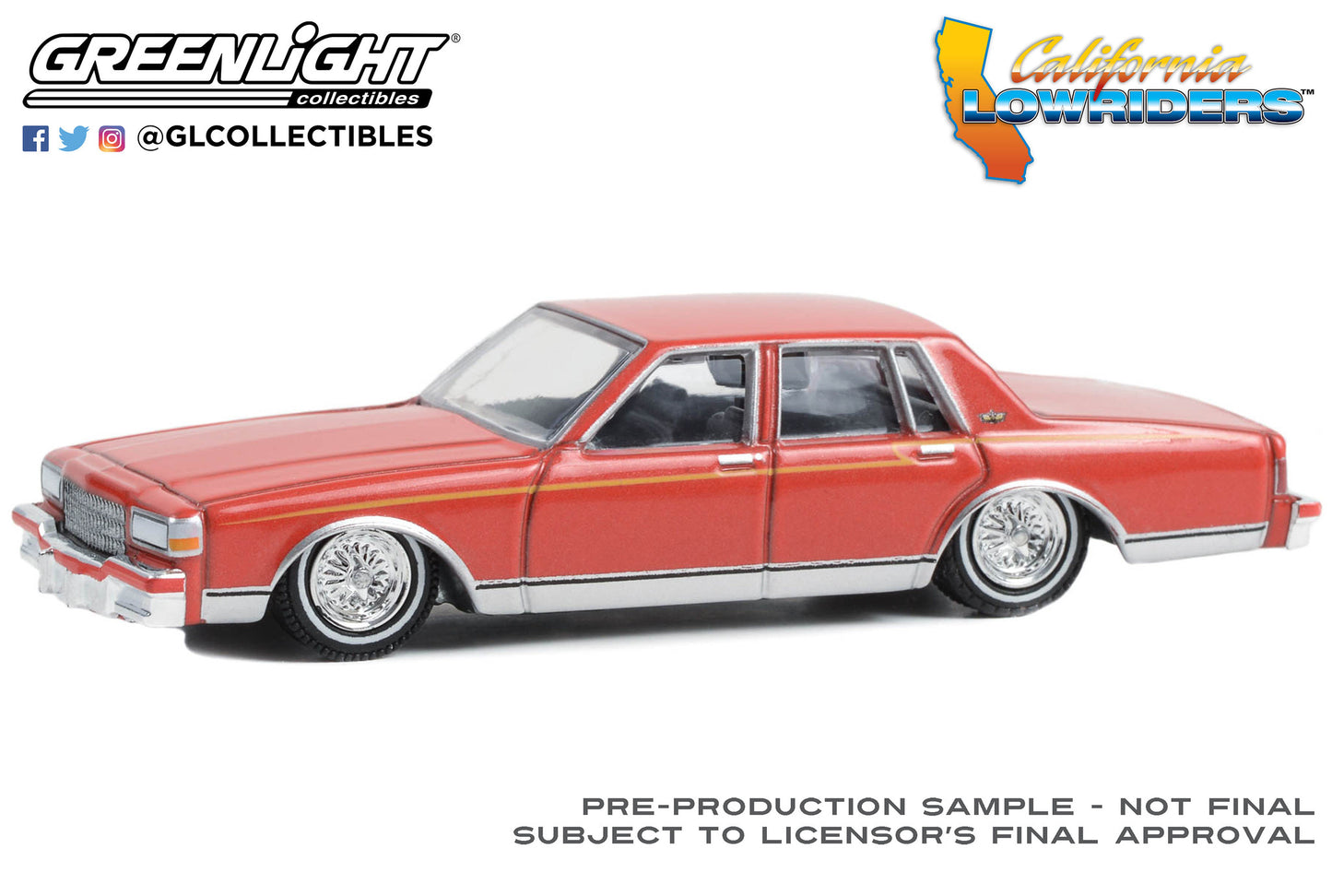 Greenlight - 1989 Chevrolet Caprice Classic - California Lowriders 3 - 63040-F