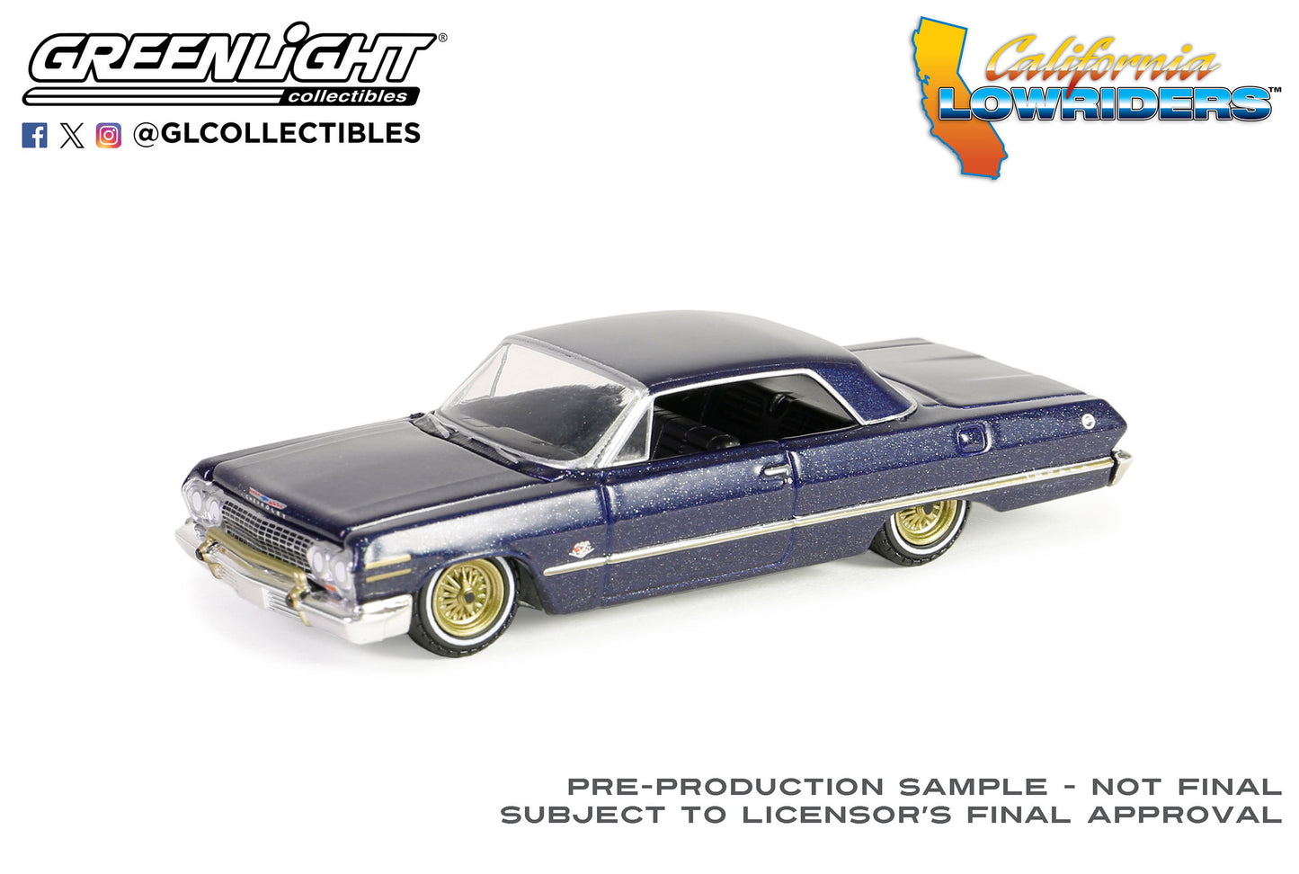 Greenlight - 1963 Chevrolet Impala - California Lowriders 5 - 63060-C