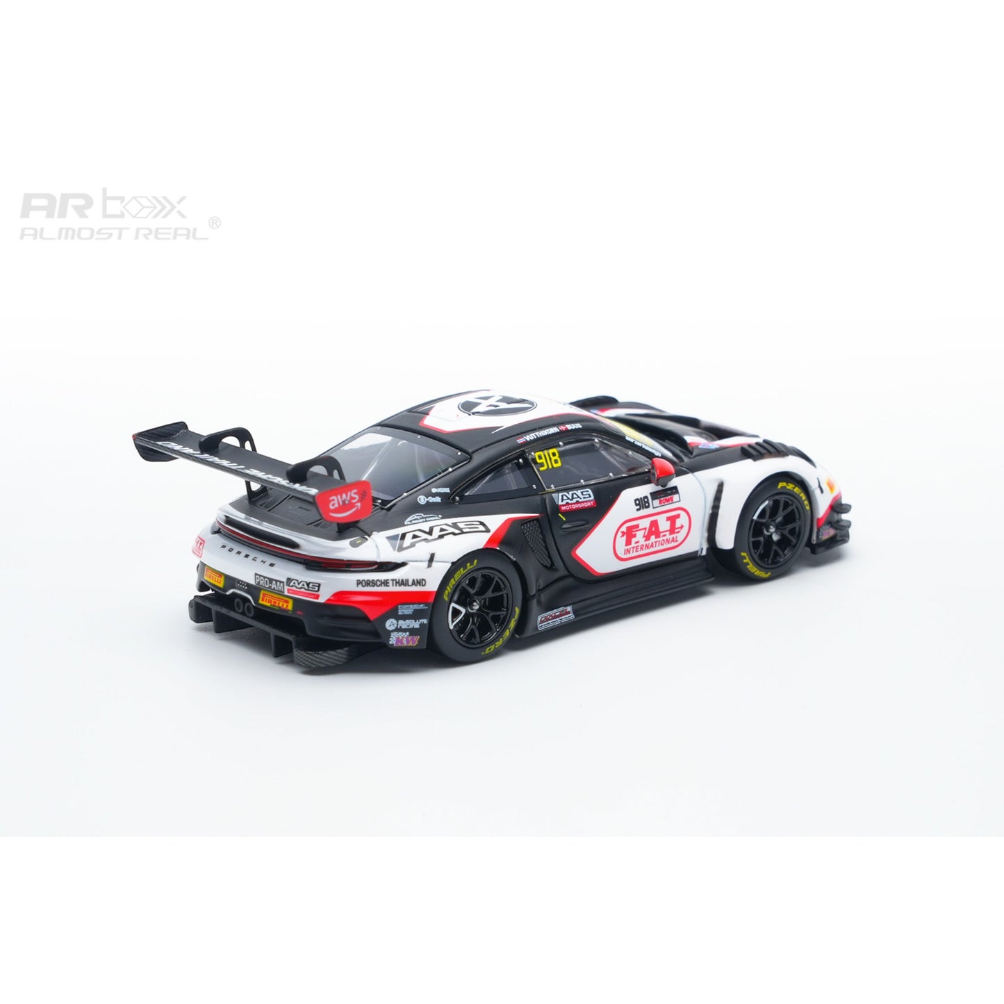ARBox Almost Real - Pre-Order - Porsche 911 GT3 R - 2026 GT World Challenge Asia Sepang #918 - 640004111