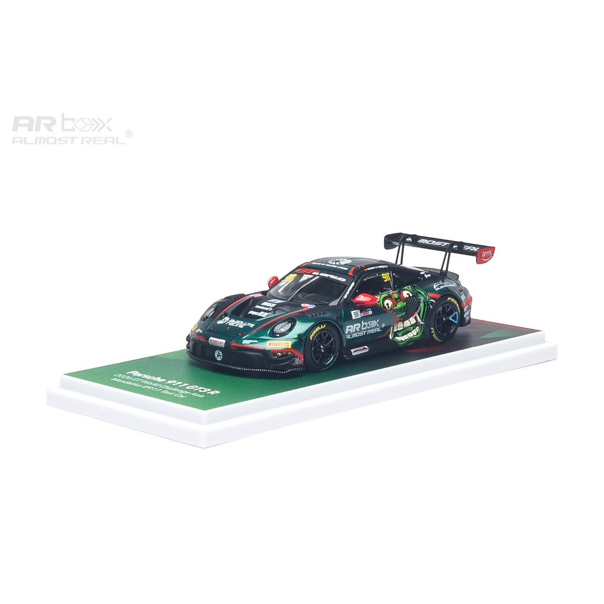 ARBOX Almost Real - Pre-Order - Porsche 911 GT3 R 2026 GT World Challenge Asia Mandalika #911 Test Car - 640006011