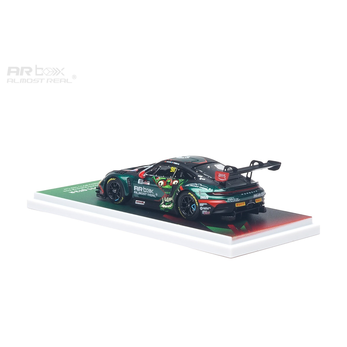 ARBOX Almost Real - Pre-Order - Porsche 911 GT3 R 2026 GT World Challenge Asia Mandalika #911 Test Car - 640006011