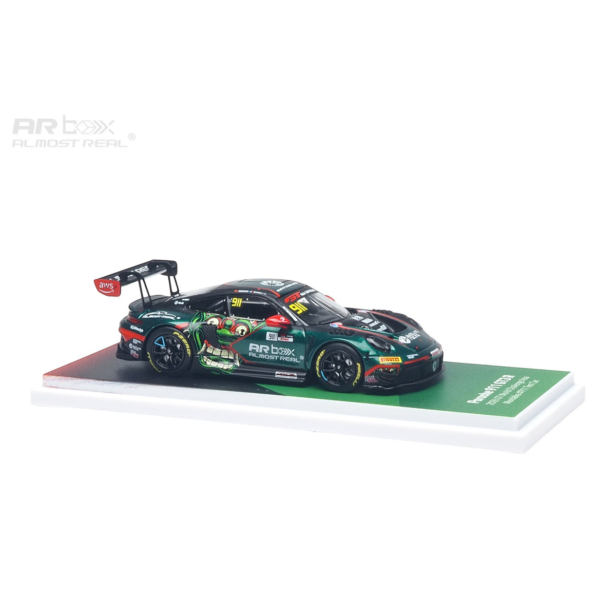ARBOX Almost Real - Pre-Order - Porsche 911 GT3 R 2026 GT World Challenge Asia Mandalika #911 Test Car - 640006011