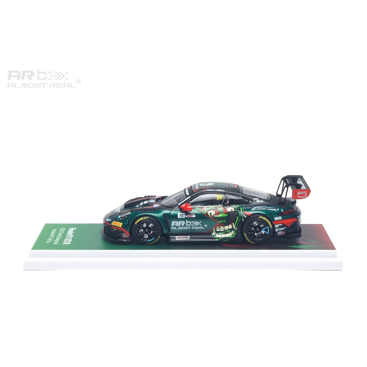 ARBOX Almost Real - Pre-Order - Porsche 911 GT3 R 2026 GT World Challenge Asia Mandalika #911 Test Car - 640006011