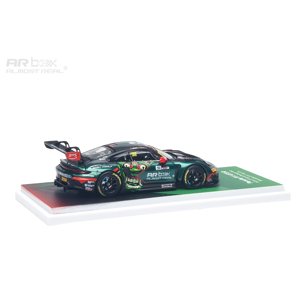ARBOX Almost Real - Pre-Order - Porsche 911 GT3 R 2026 GT World Challenge Asia Mandalika #911 Test Car - 640006011