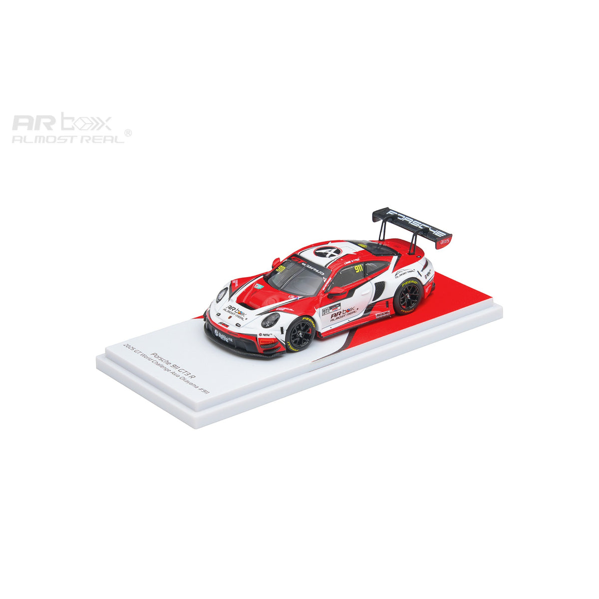 ARBox Almost Real - Pre-Order - Porsche 911 GT3 R 2025 GT World Challenge Asia Okayama #911 - 640009001