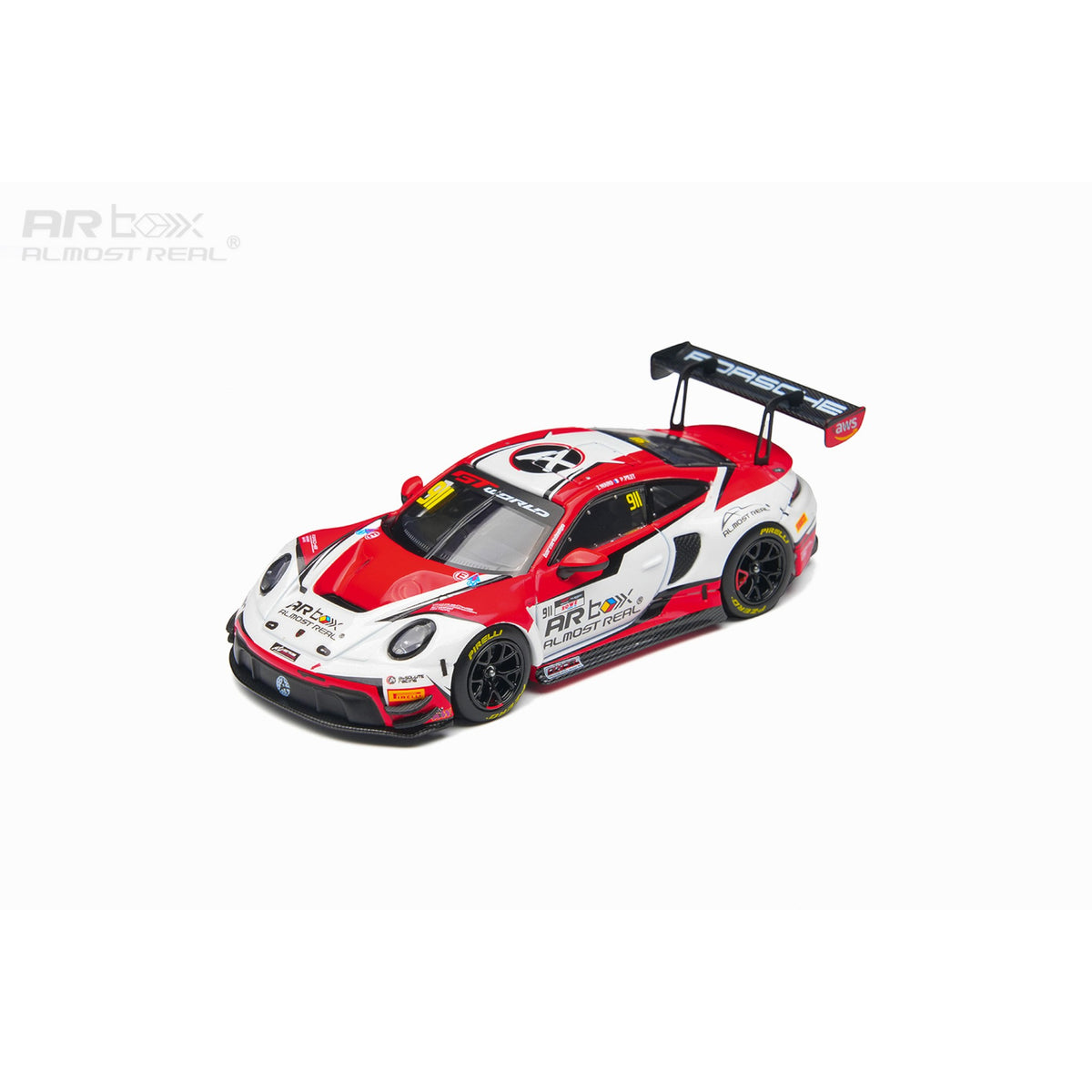 ARBox Almost Real - Pre-Order - Porsche 911 GT3 R 2025 GT World Challenge Asia Okayama #911 - 640009001