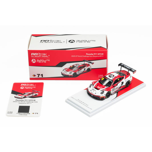 ARBox Almost Real - Pre-Order - Porsche 911 GT3 R 2025 GT World Challenge Asia Okayama #911 - 640009001