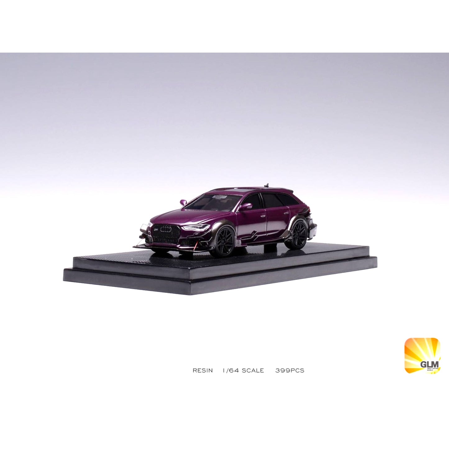 GLM-Models - 2017 DarwinPro Widebody RS6 Avant Race - Black - GLM640404