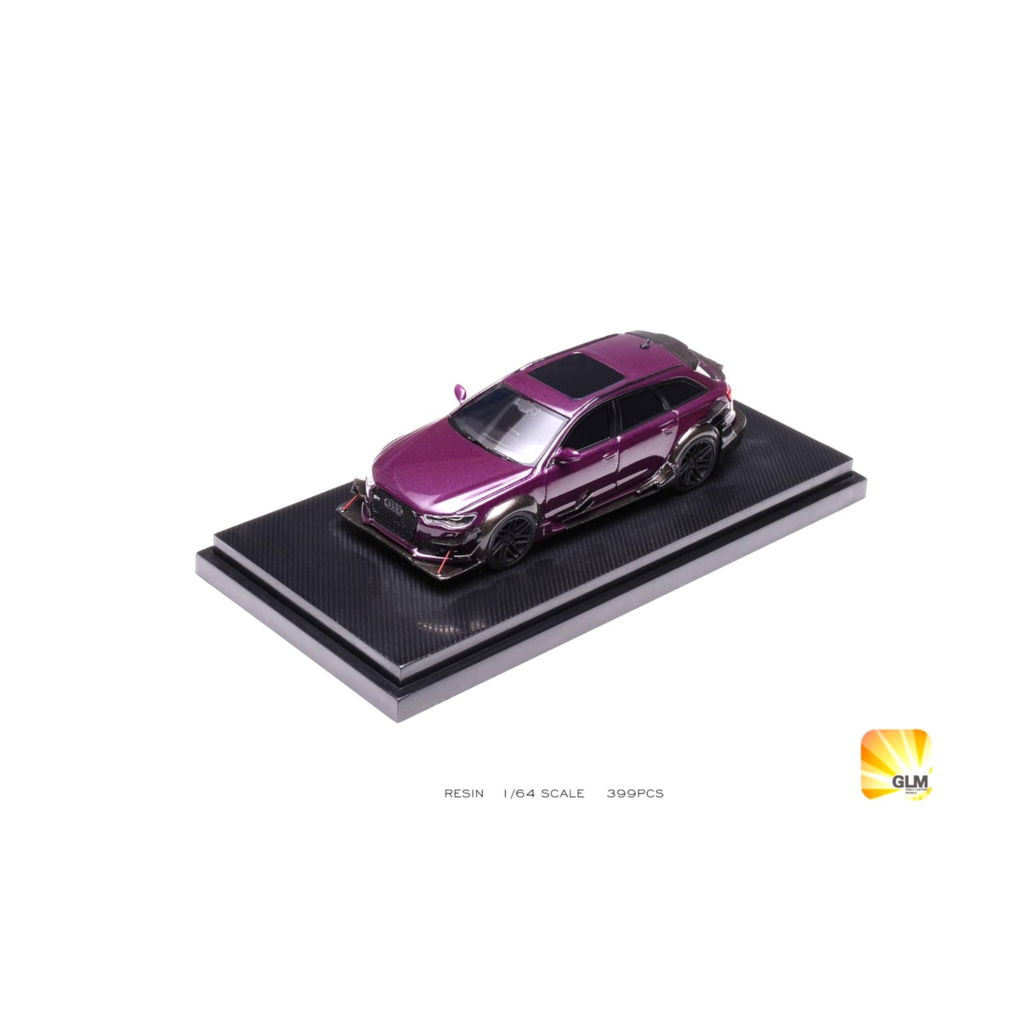 GLM-Models - 2017 DarwinPro Widebody RS6 Avant Race - Black - GLM640404