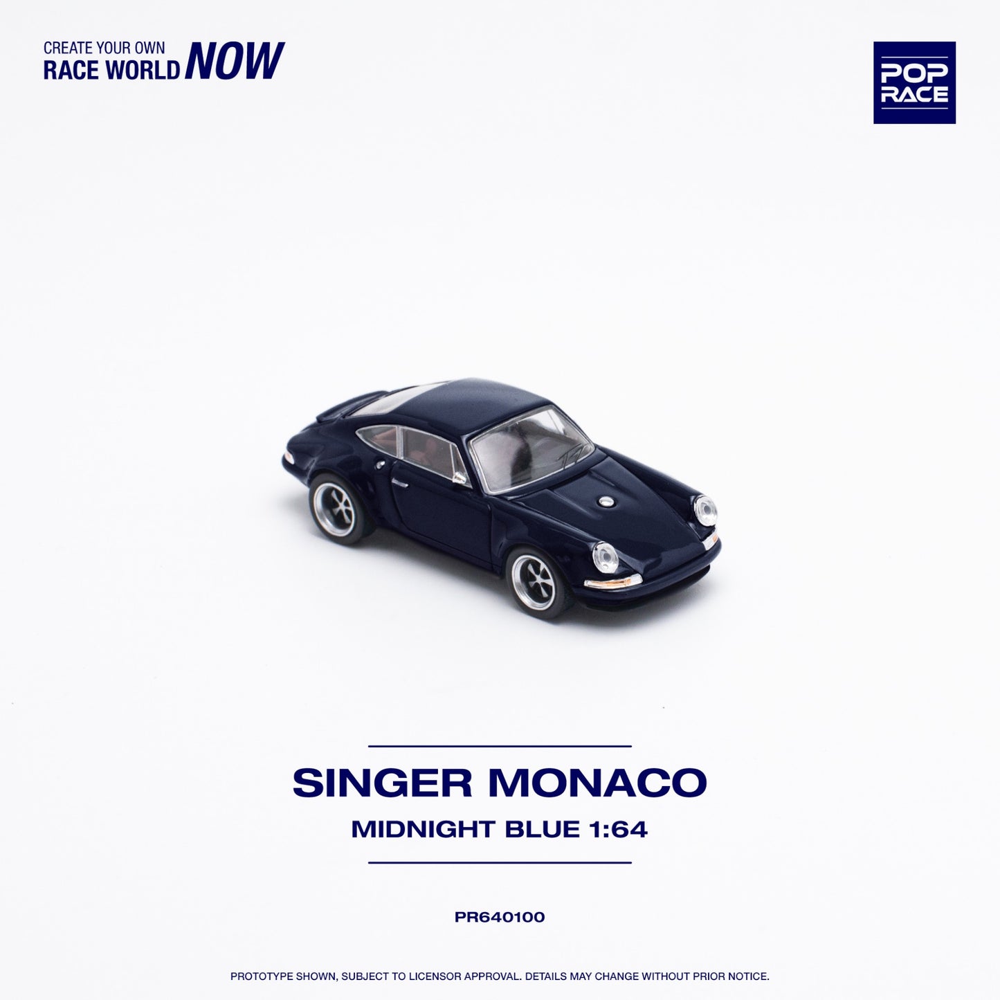 Pop Race - Singer Porsche, monaco midnight blue - PR640100 - 1:64