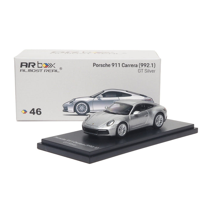 ARBox Almost Real - Pre-Order - Porsche 911 Carrera (992.1) - GT Silver - 641004001