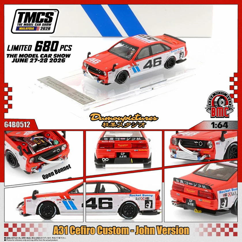 BM Creations - Pre-Order - A31 Cefiro, John Custom - TMCS 2026 Event Model - 64B0512