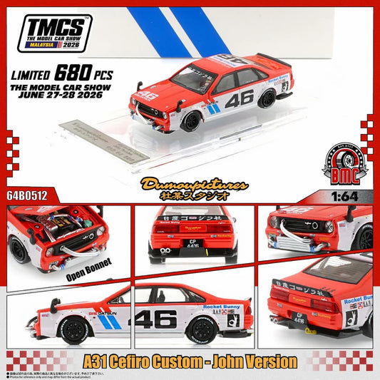 BM Creations - Pre-Order - A31 Cefiro, John Custom - TMCS 2026 Event Model - 64B0512