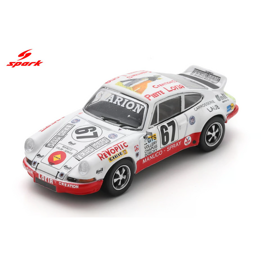 Spark 1:64 - Pre-Order - Porsche 911 Carrera RSR 2.8 No.67 24H Le Mans 1974 W. Vollery - E. Chapus - R. Dorchy - 64S032